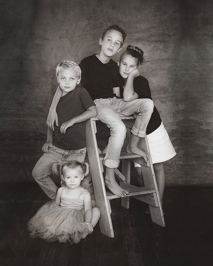 Black and White Kids Group